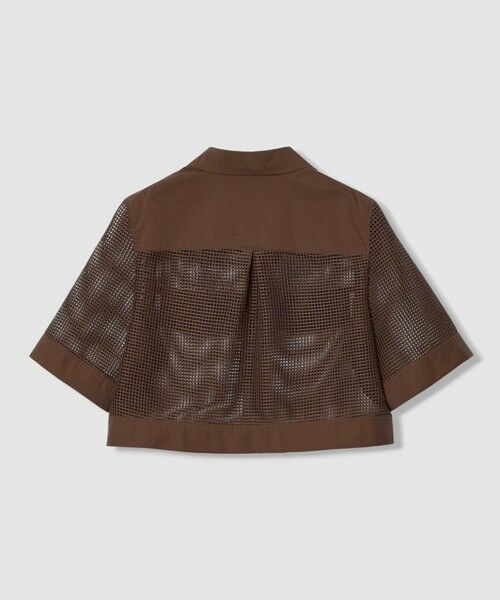 ANAYI / アナイ その他アウター | 【セットアップ対応商品】 メッシュラッセル５分袖シャツブルゾン | 詳細4