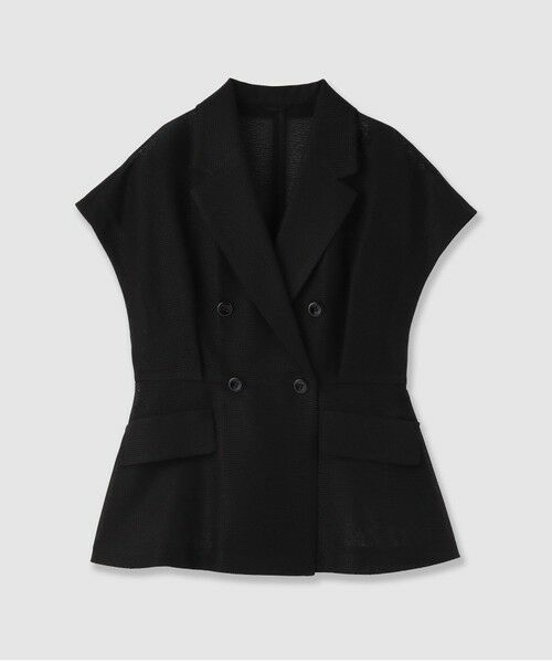 ANAYI / アナイ その他アウター | カラミダブルペプラム ジャケット（black (95)）