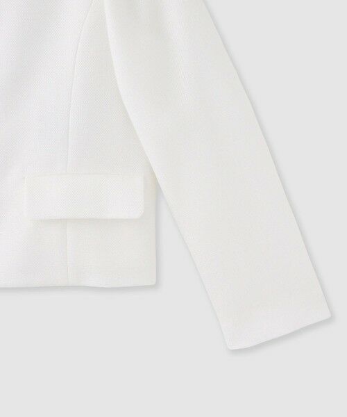 ANAYI / アナイ ノーカラージャケット | バスケットノーカラーダブルジャケット〈セットアップ対応商品〉 | 詳細9