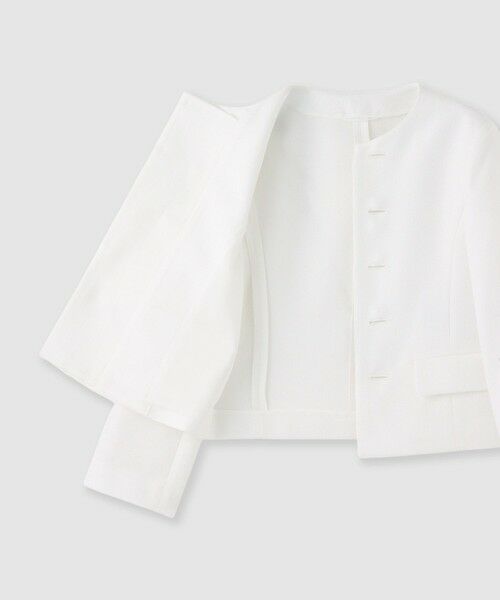 ANAYI / アナイ ノーカラージャケット | バスケットノーカラーダブルジャケット〈セットアップ対応商品〉 | 詳細10