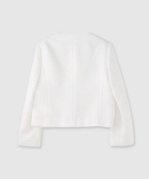 ANAYI / アナイ ノーカラージャケット | バスケットノーカラーダブルジャケット【セットアップ対応商品】 | 詳細8
