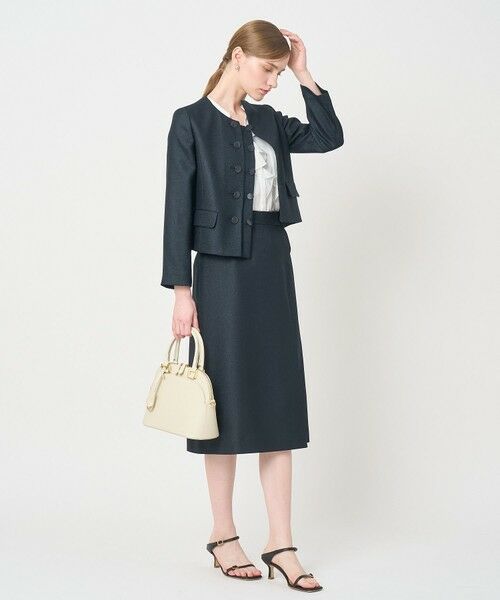 ANAYI / アナイ ノーカラージャケット | バスケットノーカラーダブルジャケット〈セットアップ対応商品〉 | 詳細19