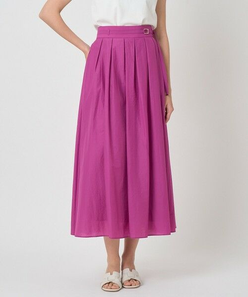 ANAYI / アナイ ロング・マキシ丈スカート | ナイロンコットンタフタタック スカート〈セットアップ対応商品〉 | 詳細2