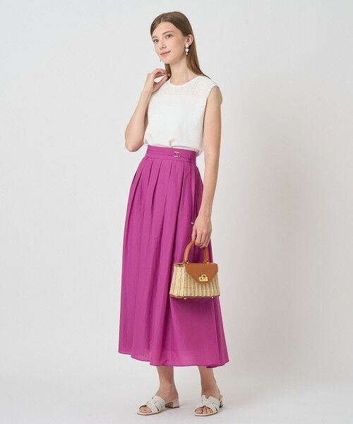 ANAYI / アナイ ロング・マキシ丈スカート | ナイロンコットンタフタタック スカート〈セットアップ対応商品〉 | 詳細3