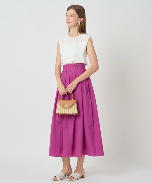 ANAYI / アナイ ロング・マキシ丈スカート | ナイロンコットンタフタタック スカート〈セットアップ対応商品〉 | 詳細4