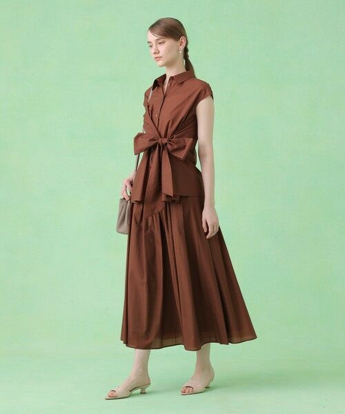 ANAYI / アナイ ロング・マキシ丈スカート | ナイロンコットンタフタタック スカート〈セットアップ対応商品〉 | 詳細10