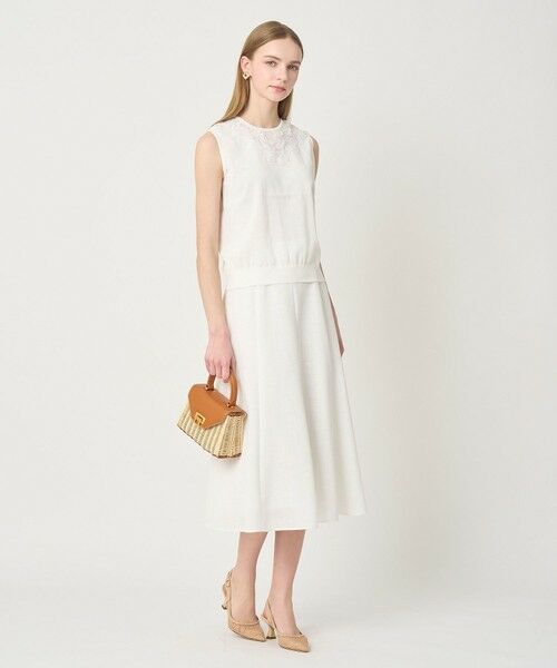 ANAYI / アナイ ミニ・ひざ丈スカート | 【セットアップ対応商品】カラミリネンライクマーメイド スカート | 詳細10