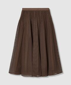 ANAYI / アナイ ロング・マキシ丈スカート | 【セットアップ対応商品】メッシュラッセルプリーツ スカート