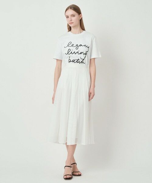 ANAYI / アナイ ロング・マキシ丈スカート | メッシュラッセルプリーツ スカート〈セットアップ対応商品〉 | 詳細6