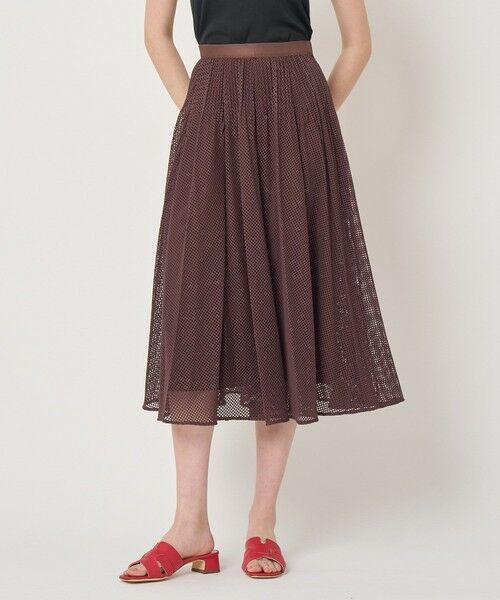 ANAYI / アナイ ロング・マキシ丈スカート | メッシュラッセルプリーツ スカート〈セットアップ対応商品〉 | 詳細16