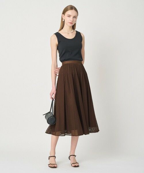 ANAYI / アナイ ロング・マキシ丈スカート | メッシュラッセルプリーツ スカート〈セットアップ対応商品〉 | 詳細18