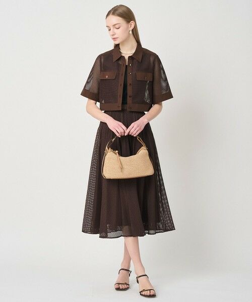 ANAYI / アナイ ロング・マキシ丈スカート | メッシュラッセルプリーツ スカート〈セットアップ対応商品〉 | 詳細20