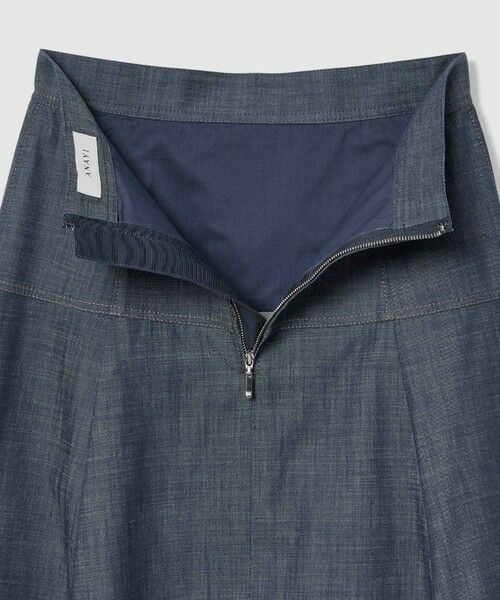 ANAYI / アナイ ロング・マキシ丈スカート | スラブシャンブレーマーメイドスカート | 詳細4