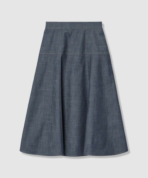 ANAYI / アナイ ロング・マキシ丈スカート | スラブシャンブレーマーメイドスカート（indigo (66)）