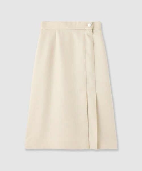 ANAYI / アナイ ロング・マキシ丈スカート | バスケットサイドタックスカート(beige (11))