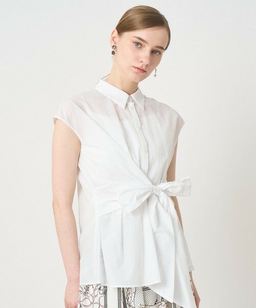 ANAYI / アナイ シャツ・ブラウス | ナイロンコットンタフタカシュクールシャツ〈セットアップ対応商品〉 | 詳細1