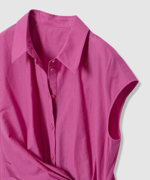 ANAYI / アナイ シャツ・ブラウス | 【セットアップ対応商品】ナイロンコットンタフタカシュクールシャツ | 詳細5