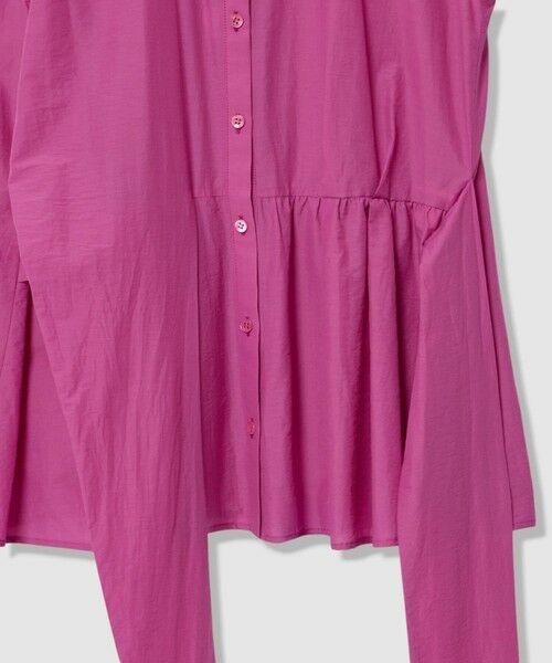 ANAYI / アナイ シャツ・ブラウス | 【セットアップ対応商品】ナイロンコットンタフタカシュクールシャツ | 詳細7
