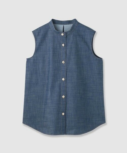 ANAYI / アナイ シャツ・ブラウス | スラブシャンブレーノースリブラウス | 詳細1