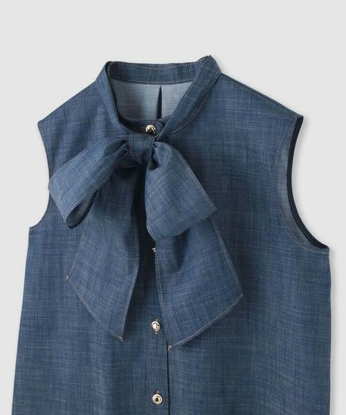 ANAYI / アナイ シャツ・ブラウス | スラブシャンブレーノースリブラウス | 詳細3