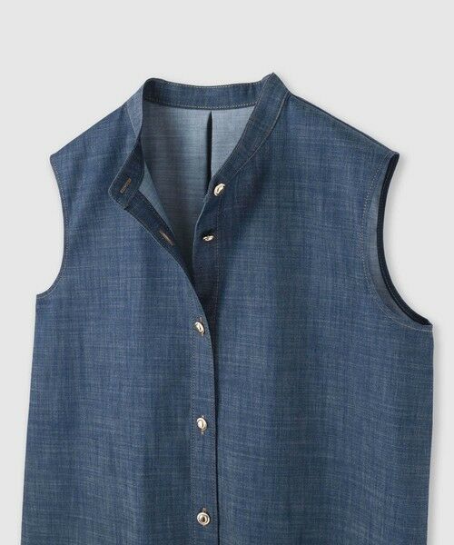 ANAYI / アナイ シャツ・ブラウス | スラブシャンブレーノースリブラウス | 詳細4