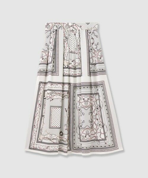 ANAYI / アナイ ロング・マキシ丈スカート | スカーフプリントタックスカート | 詳細9