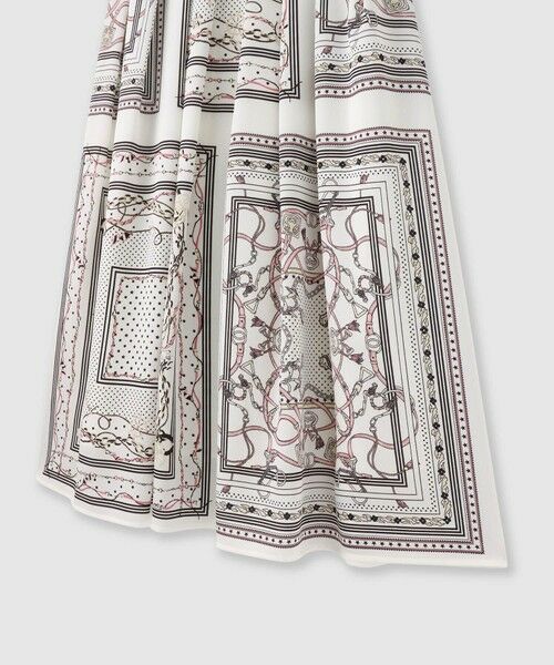 ANAYI / アナイ ロング・マキシ丈スカート | スカーフプリントタックスカート | 詳細12