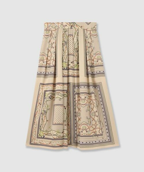 ANAYI / アナイ ロング・マキシ丈スカート | スカーフプリントタックスカート | 詳細18