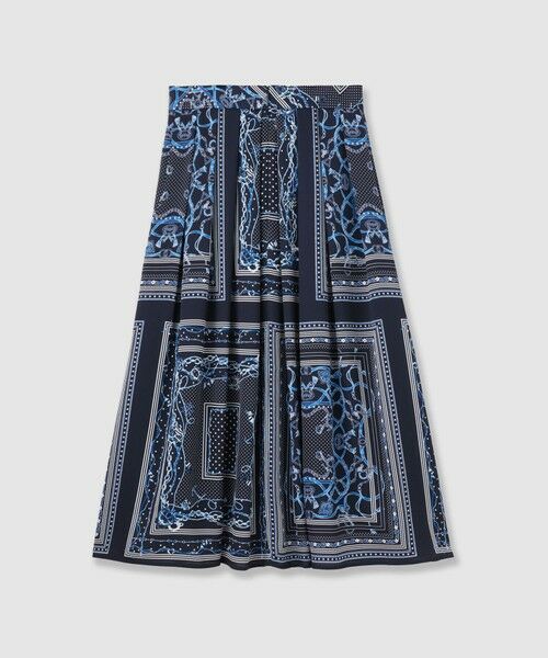 ANAYI / アナイ ロング・マキシ丈スカート | スカーフプリントタックスカート | 詳細25