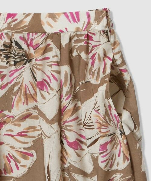 ANAYI / アナイ ロング・マキシ丈スカート | ペイントフラワープリントティアード スカート | 詳細2