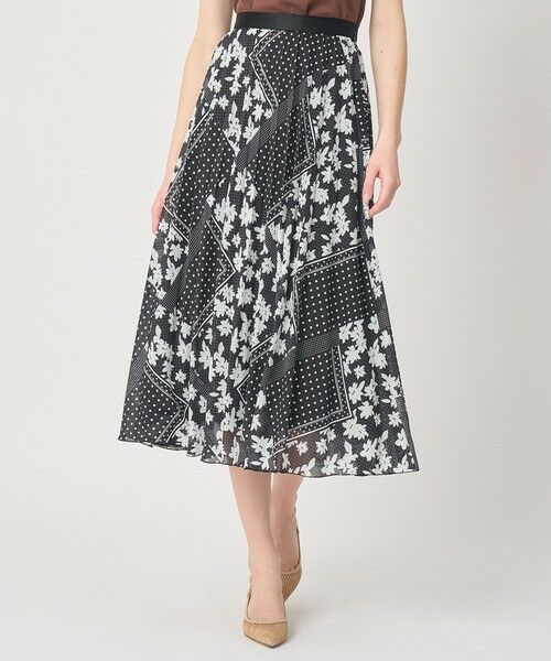ANAYI / アナイ ロング・マキシ丈スカート | 【セットアップ対応商品】ドットパッチワークプリントプリーツ スカート | 詳細9