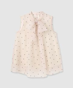 ANAYI / アナイ シャツ・ブラウス | 【セットアップ対応商品】オーガンジードットプリントリボンブラウス