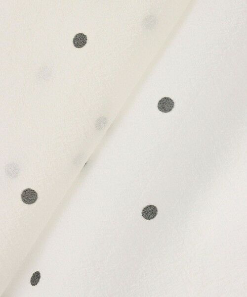 ANAYI / アナイ シャツ・ブラウス | 【セットアップ対応商品】オーガンジードットプリントリボンブラウス | 詳細7
