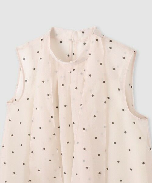 ANAYI / アナイ シャツ・ブラウス | 【セットアップ対応商品】オーガンジードットプリントリボンブラウス | 詳細10