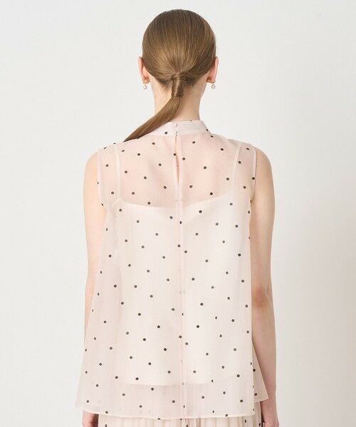 ANAYI / アナイ シャツ・ブラウス | 【セットアップ対応商品】オーガンジードットプリントリボンブラウス | 詳細15