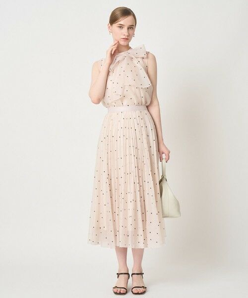 ANAYI / アナイ シャツ・ブラウス | 【セットアップ対応商品】オーガンジードットプリントリボンブラウス | 詳細17