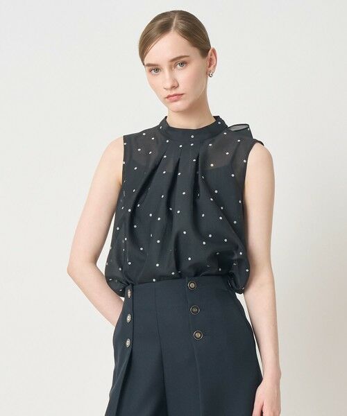 ANAYI / アナイ シャツ・ブラウス | 【セットアップ対応商品】オーガンジードットプリントリボンブラウス | 詳細29