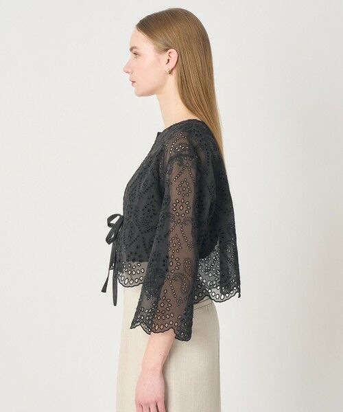 ANAYI / アナイ その他トップス | 【セットアップ対応商品】エンブロイダリーボレロ ブラウス | 詳細4