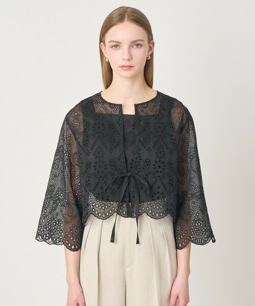 ANAYI / アナイ その他トップス | 【セットアップ対応商品】ブラウスエンブロイダリーボレロ ブラウス | 詳細9
