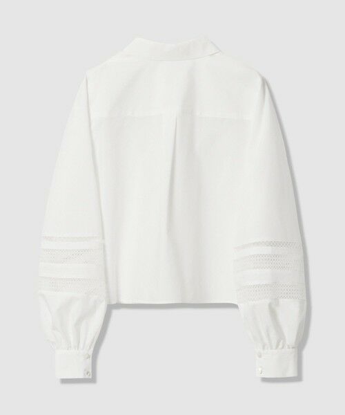 ANAYI / アナイ シャツ・ブラウス | ブロードレース切り替えスリーブ ブラウス | 詳細1