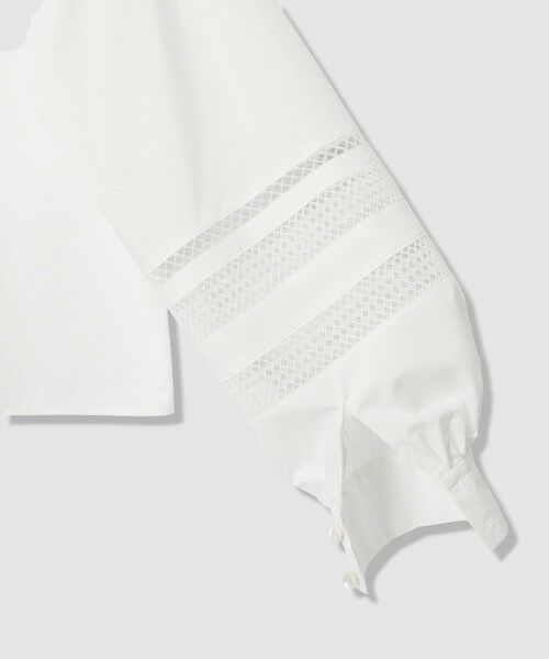 ANAYI / アナイ シャツ・ブラウス | ブロードレース切り替えスリーブ ブラウス | 詳細5