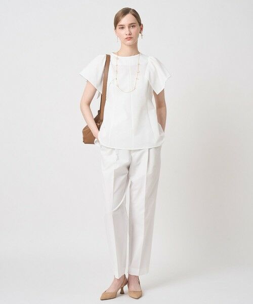 ANAYI / アナイ シャツ・ブラウス | サッカーストレッチペプラム ブラウス〈セットアップ対応商品〉 | 詳細2