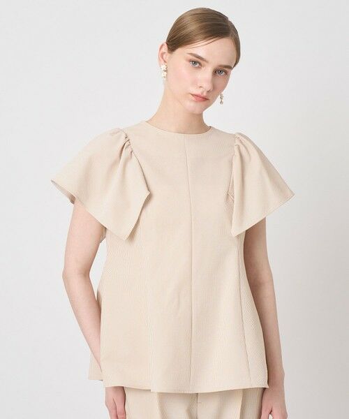 ANAYI / アナイ シャツ・ブラウス | サッカーストレッチペプラム ブラウス〈セットアップ対応商品〉 | 詳細7