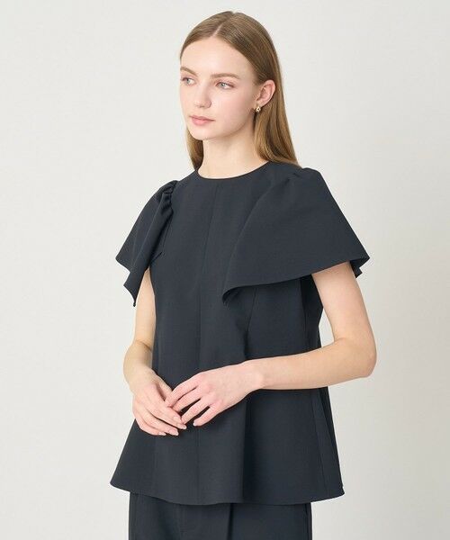 ANAYI / アナイ シャツ・ブラウス | 【セットアップ対応商品】サッカーストレッチペプラム ブラウス | 詳細10