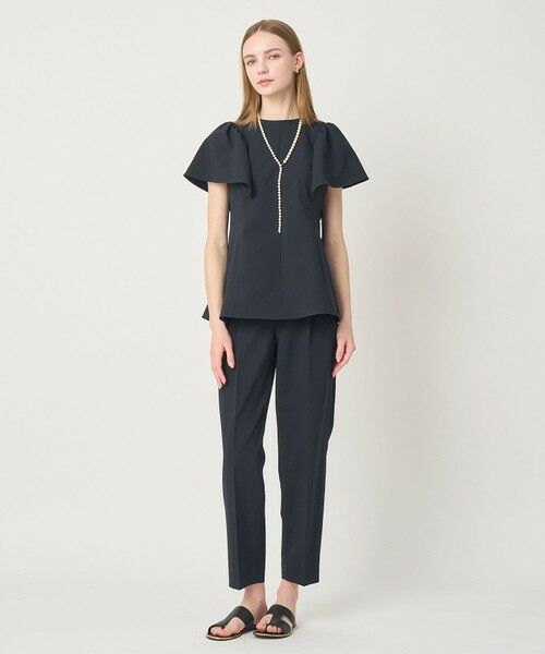 ANAYI / アナイ シャツ・ブラウス | 【セットアップ対応商品】サッカーストレッチペプラム ブラウス | 詳細13