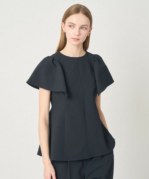 ANAYI / アナイ シャツ・ブラウス | 【セットアップ対応商品】サッカーストレッチペプラム ブラウス | 詳細14