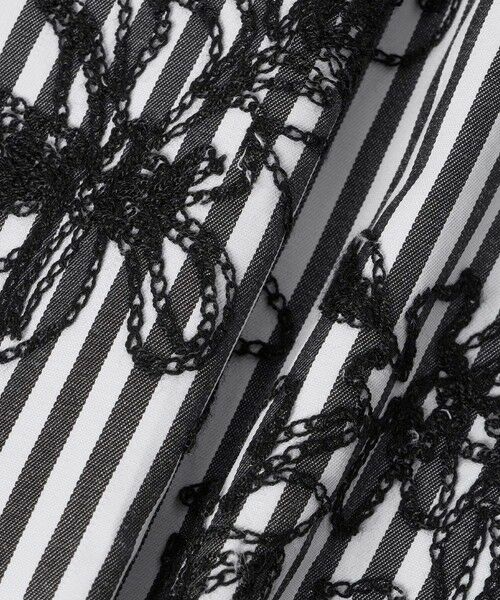 ANAYI / アナイ シャツ・ブラウス | フラワー刺繍ストライプ ブラウス | 詳細15