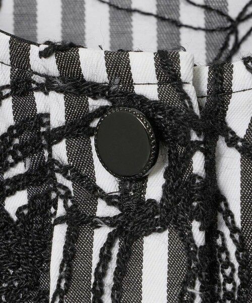 ANAYI / アナイ シャツ・ブラウス | フラワー刺繍ストライプ ブラウス | 詳細5