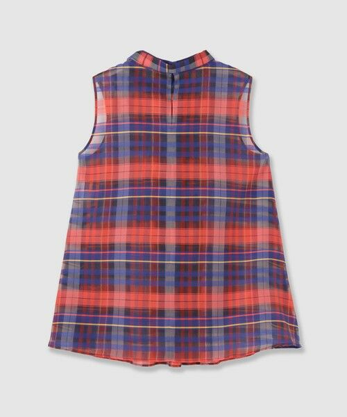 ANAYI / アナイ シャツ・ブラウス | シルクコンシアーチェックタイブラウス | 詳細1