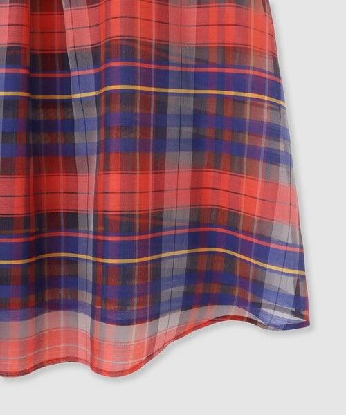 ANAYI / アナイ シャツ・ブラウス | シルクコンシアーチェックタイブラウス | 詳細6